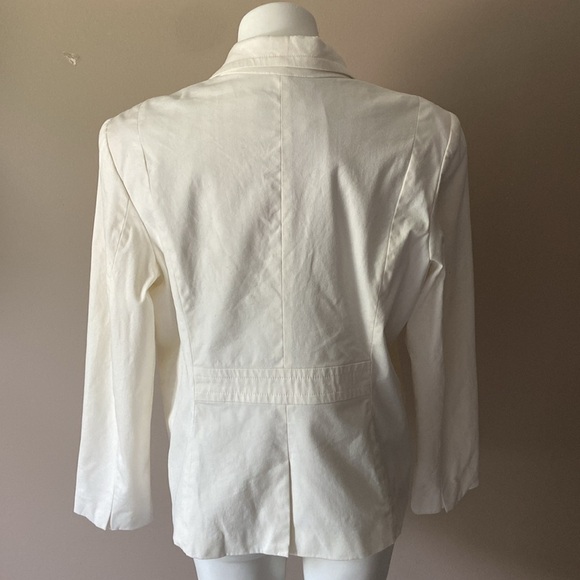George Women’s Vanilla Dream Cotton Stretch Blazer Jacket Plus Size 14 Career - Picture 2 of 6